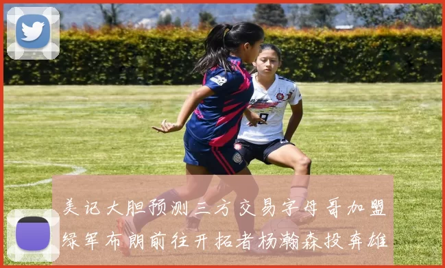美记大胆预测三方交易字母哥加盟绿军布朗前往开拓者杨瀚森投奔雄鹿